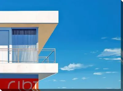 Картина маслом Балкон №65