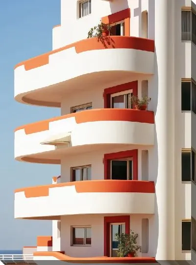 Картина маслом Балкон №119