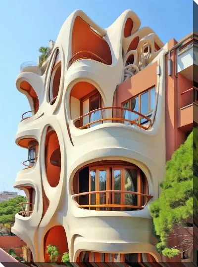 Картина маслом Балкон №137