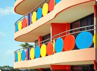 Картина маслом Балкон №141