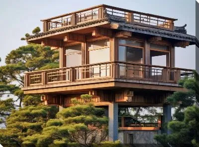 Картина маслом Балкон №154