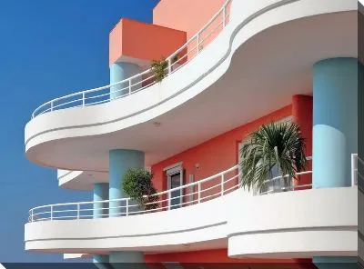 Картина маслом Балкон №185