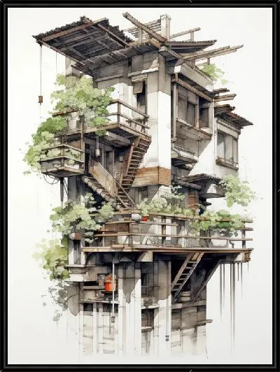 Картина Балкон №189