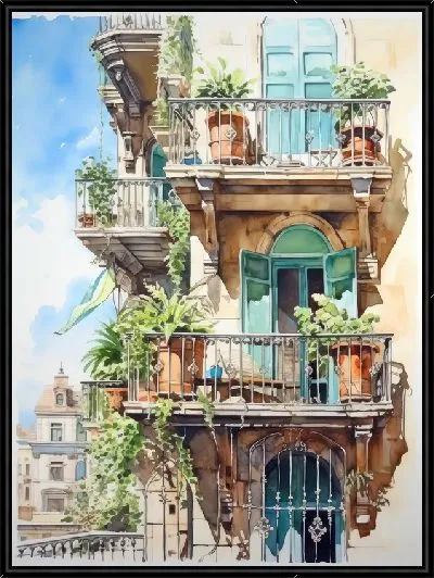 Картина Балкон №204