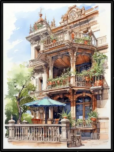 Картина Балкон №206