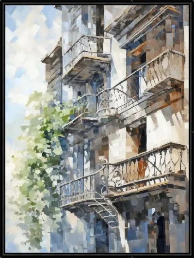 Картина Балкон №223