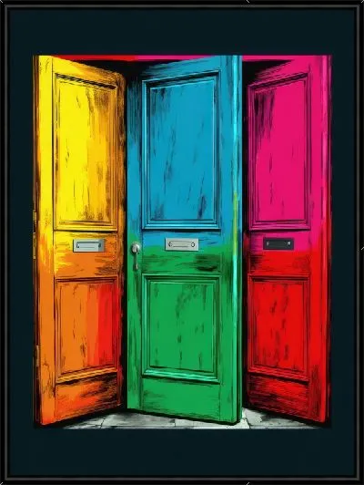 Картина Три двери