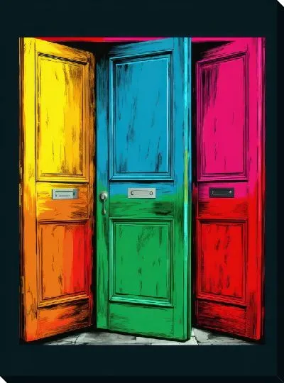 Постер Три двери