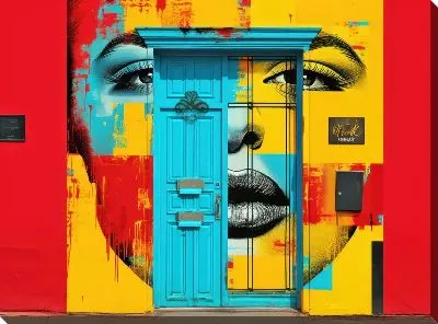 Картина маслом Арт дверь