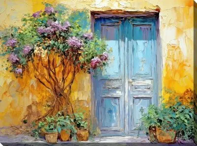 Картина маслом Дверь №71