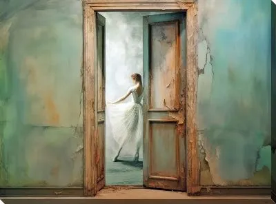 Картина маслом Дверь №131