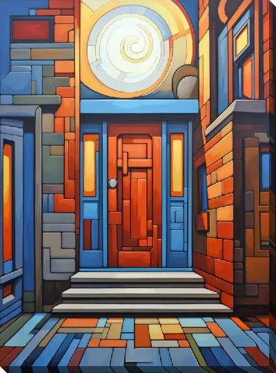 Картина маслом Дверь №171