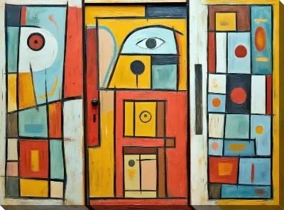 Картина маслом Дверь №261