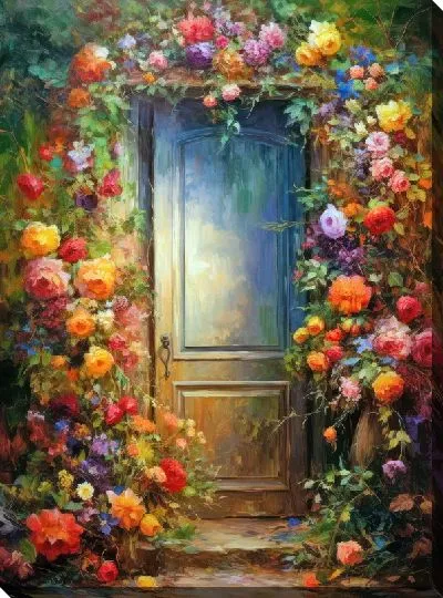 Картина маслом Дверь №38