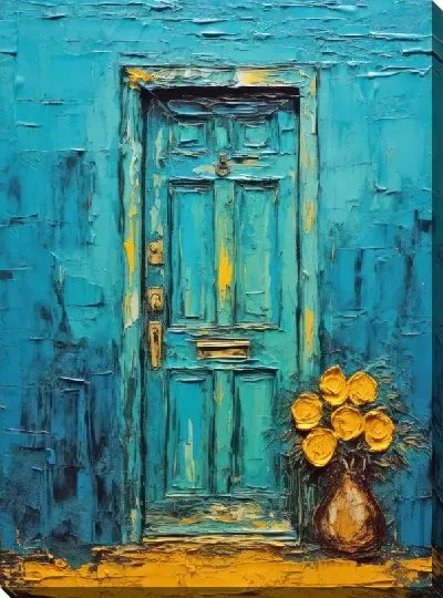 Картина маслом Дверь №39
