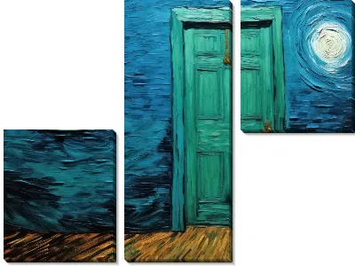 Модульная картина Дверь №40