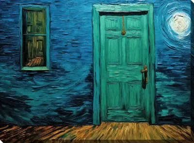 Картина маслом Дверь №40