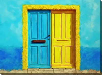 Картина маслом Дверь №44