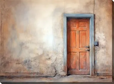 Картина маслом Дверь №461