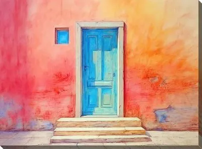 Картина маслом Дверь №50