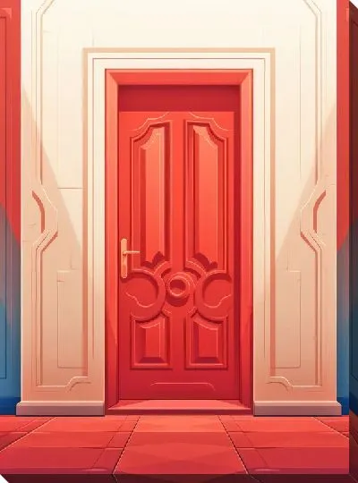 Картина маслом Дверь №53