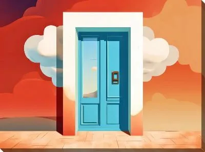 Картина маслом Дверь №56