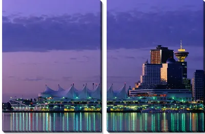 Модульная картина Вид на город №4