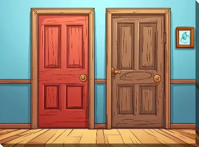 Картина маслом Дверь №611