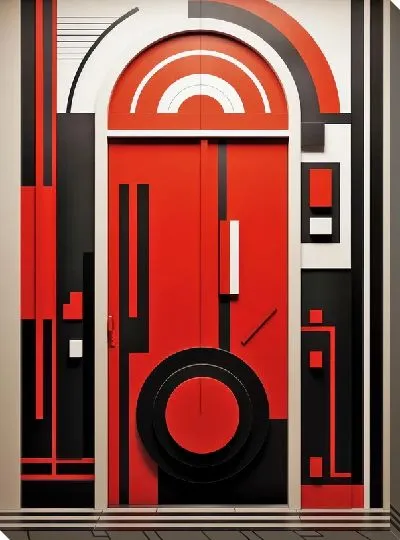 Картина маслом Дверь №65