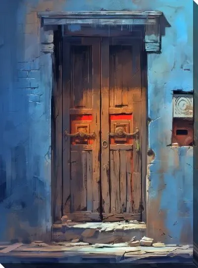 Картина маслом Дверь №66