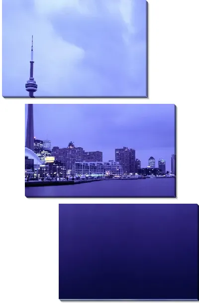 Модульная картина Вид на город №5