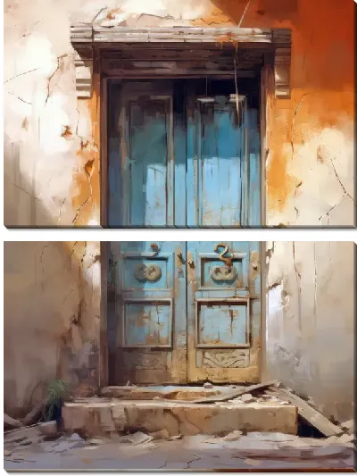 Модульная картина Дверь №70