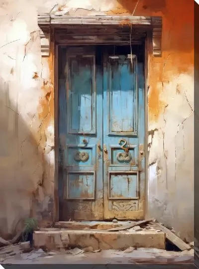 Картина маслом Дверь №70