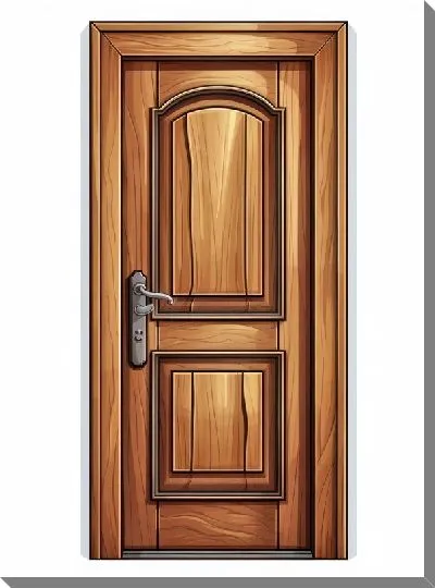 Картина маслом Дверь №711