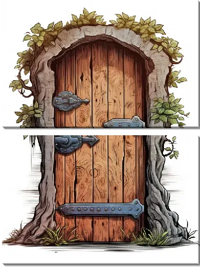 Модульная картина Дверь №80