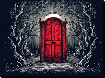 Картина маслом Дверь №83