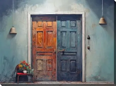 Картина маслом Дверь №85