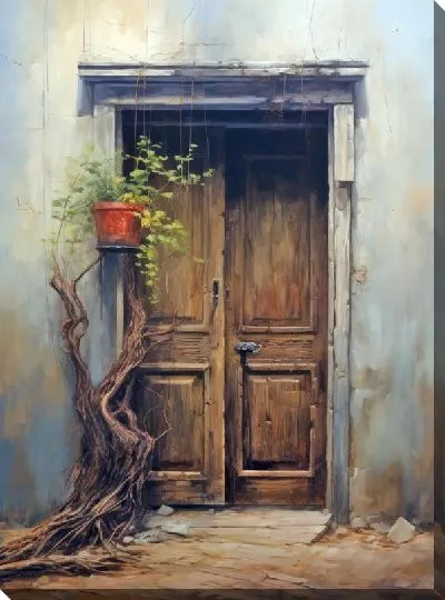 Картина маслом Дверь №86