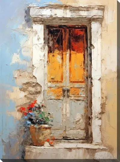Картина маслом Дверь №89