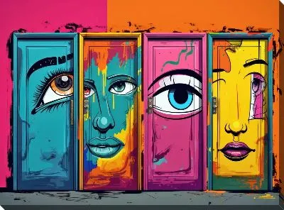 Картина маслом Двери №98