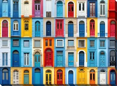 Картина маслом Двери №103