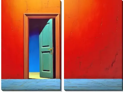Модульная картина Дверь №107