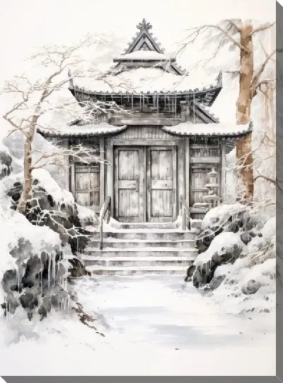 Картина маслом Дверь №1111