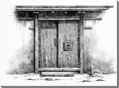 Картина маслом Дверь №112