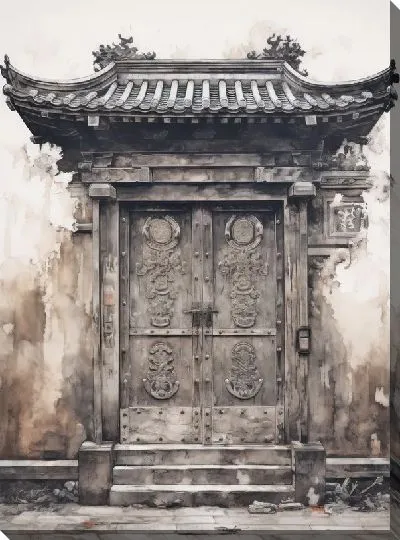 Картина маслом Дверь №116