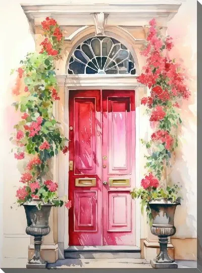 Картина маслом Дверь №124