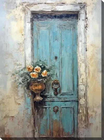 Картина маслом Дверь №130