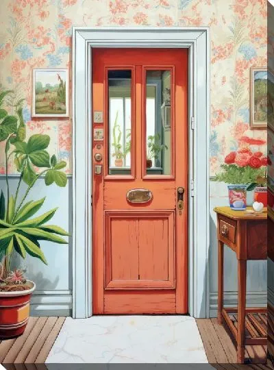 Картина маслом Дверь №1311