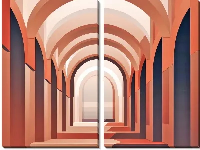 Модульная картина Арка №38