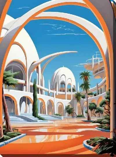 Картина маслом Арка №45